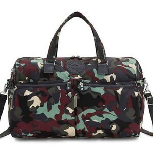 Kipling Itska Printed Duffel Bag- D Laurel Spice